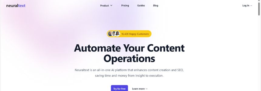 neuraltext, automate content creation